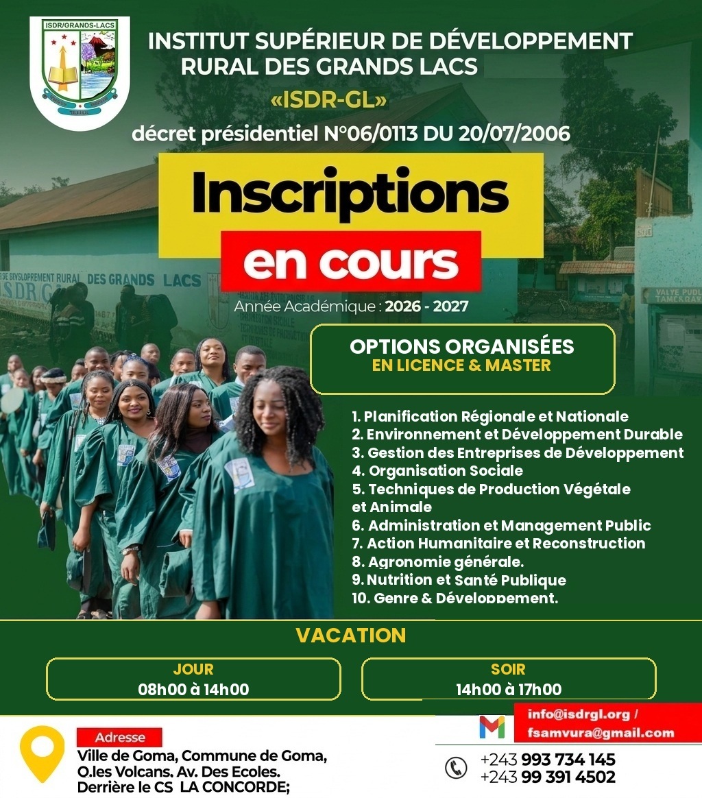 Ouverture officielle de l'année académique 2026-2027